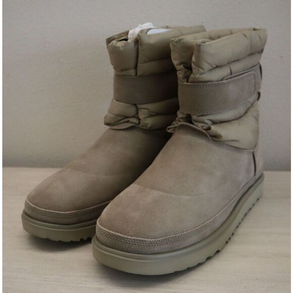 UGG 1120847 Men's Sz 12 Beige Classic Short Pull-On Weather Winter Boots - Picture 5 of 16